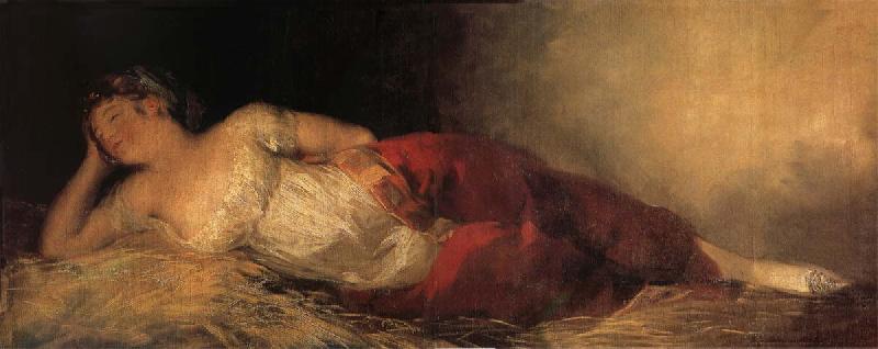 Francisco Goya Young Woman asleep China oil painting art
